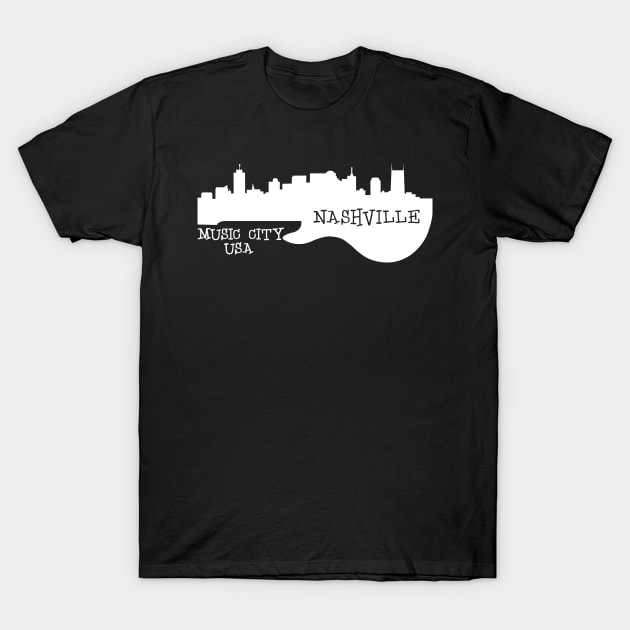 Nashville, Music City USA T-Shirt by myoungncsu